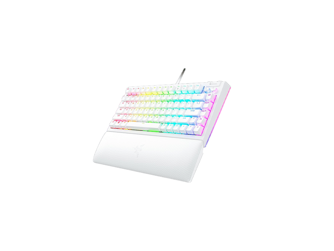 Razer BlackWidow V4 75% Mechanical Gaming Keyboard - White in Qatar Razer BlackWidow V4 75% Mechanical Gaming Keyboard - White in Qatar